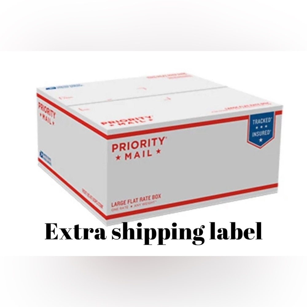 Extra shipping label for bundles over 5lbs